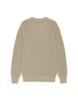 Rib Crewneck Knit - Dark Sand