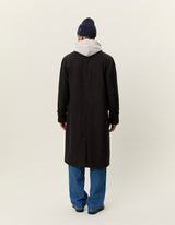 Herringbone Wool Coat - Molé Brown