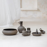 Ry Speckled Iron Mortar And Pestle - Speckled Iron + Gloss