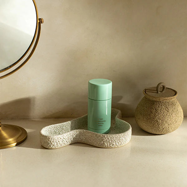 Emalla Hand Textured Vanity Pot - Raw Stoneware