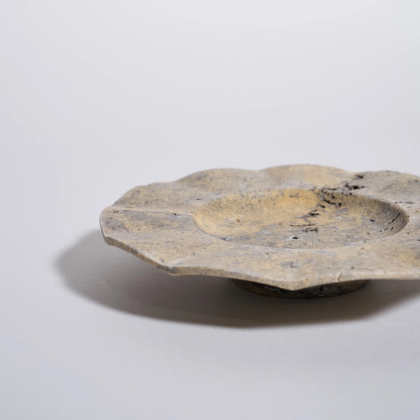 Amara Bowl - Silver Grey Travertine
