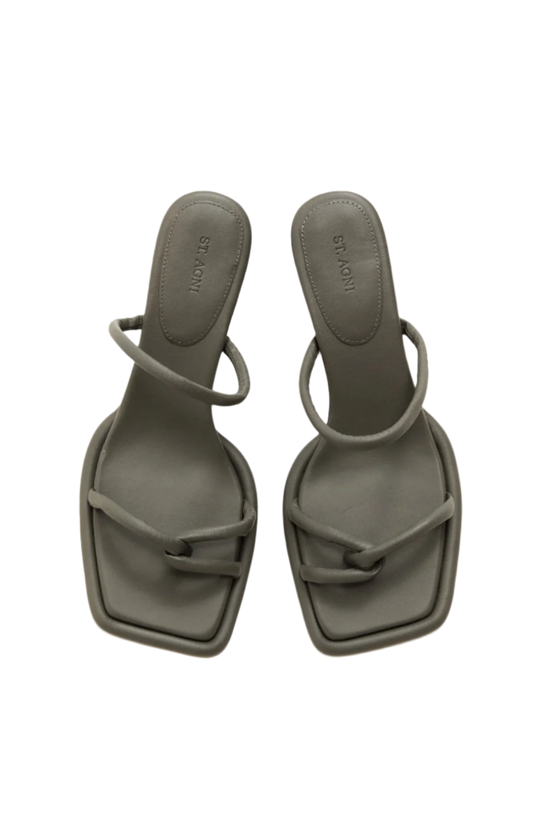 Loop Heel - Smokey Olive