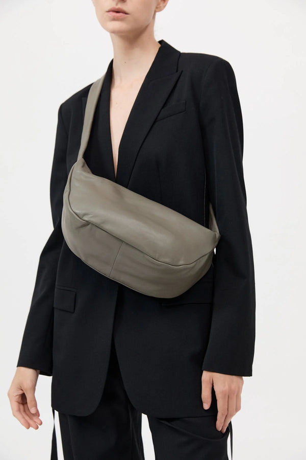 Soft Crescent Bag - Smokey Olive