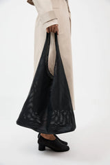 Perforated Soft Tote - Black