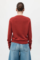 Classic Crewneck Sweater - Rosso
