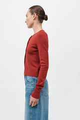 Classic Cardigan - Rosso