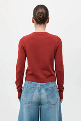 Classic Cardigan - Rosso
