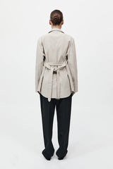 Utility Shirt Jacket - Creme