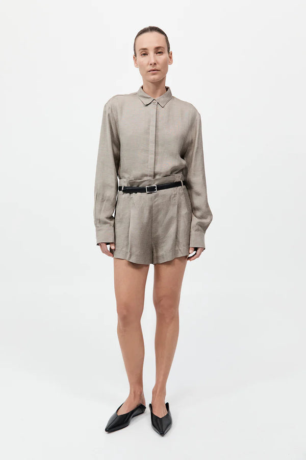 Melange Classic Shirt - Rye