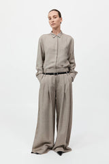 Melange Double Loop Pants - Rye