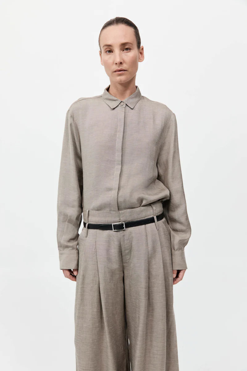 Melange Classic Shirt - Rye