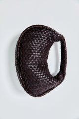 Lattice Weave Mini Bon Bon Bag - Port