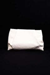 Soft Tuck Clutch - Cream