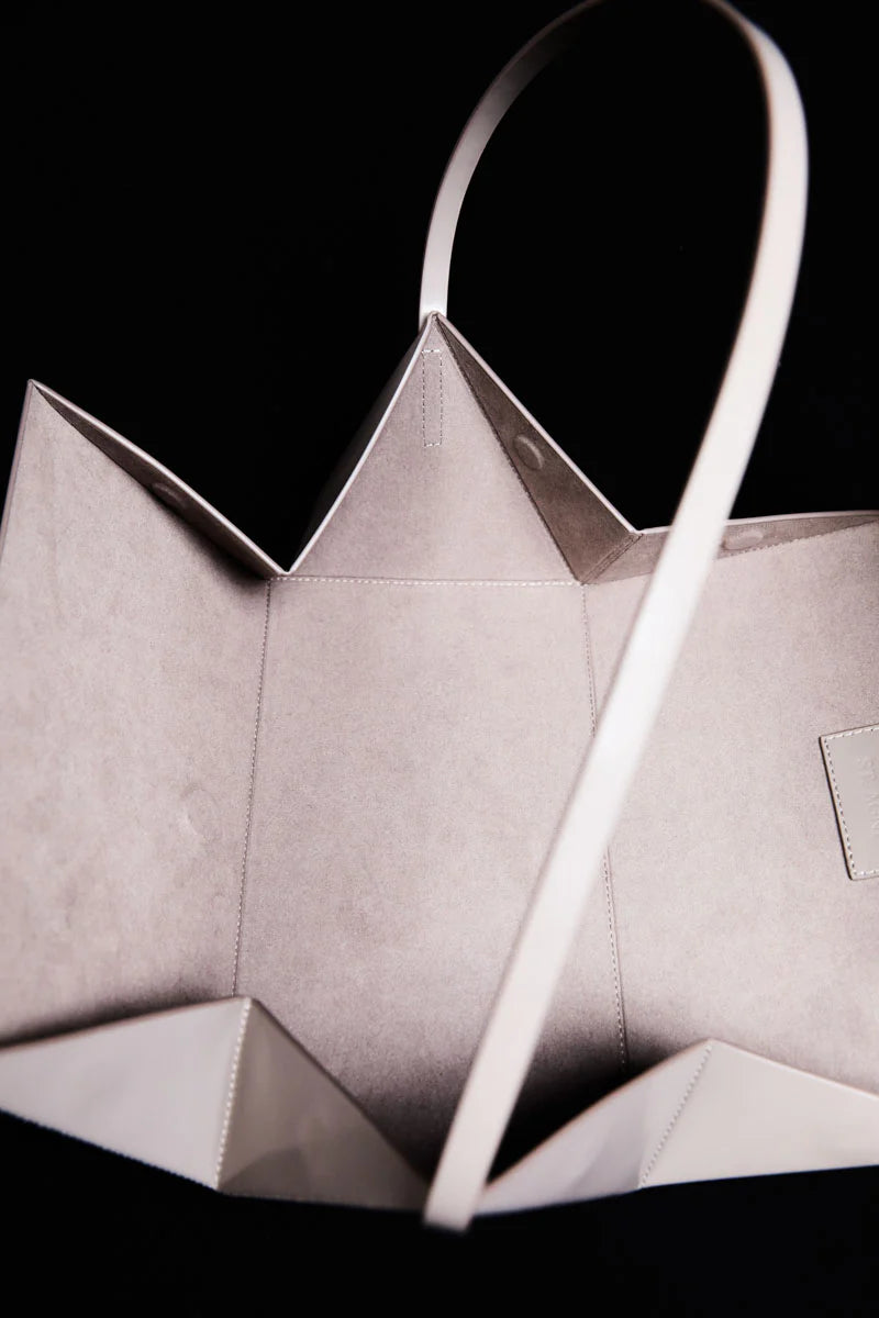 Triangle Origami Shoulder Bag - Slate