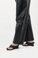 Soft Thong Contour Wedge - Black