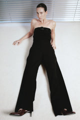 Deconstructed Tailored Jumpsuit - Black