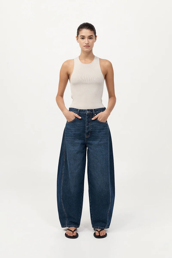 Sculpted Knit Top - Silver