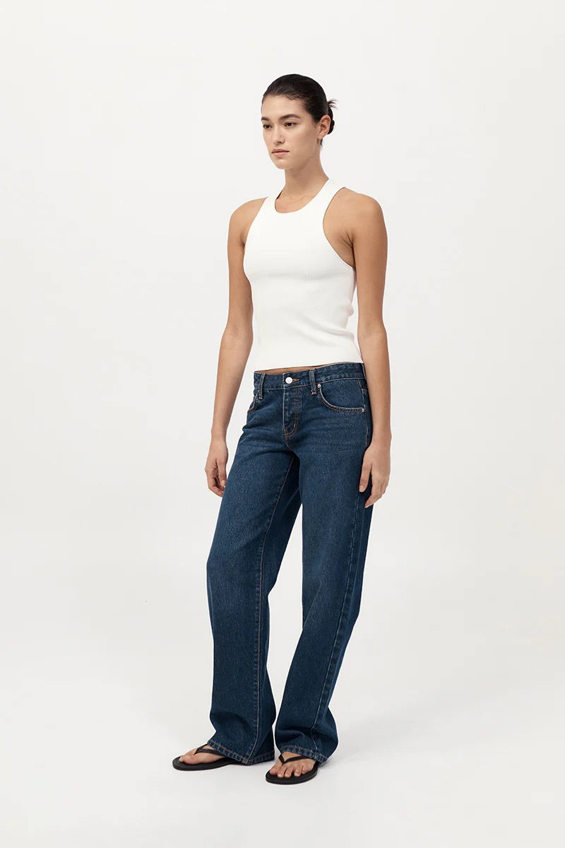 Sculpted Knit Top - Off-White
