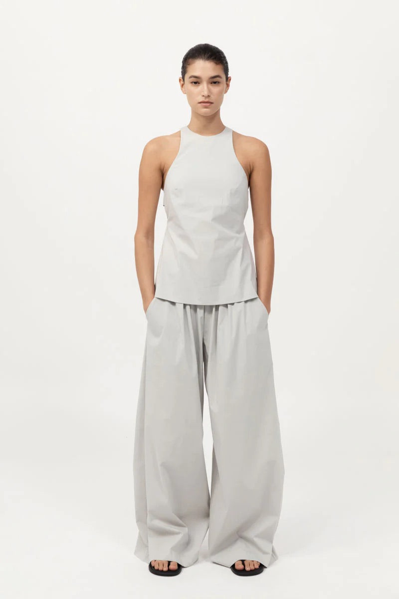 Everyday Drawstring Pants - Silver