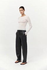 Baby Wool Long Sleeve Top - Off-White