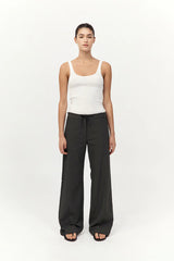 Tailored Track Pants - Black Olive