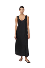 Jordan Button Up Dress - Black