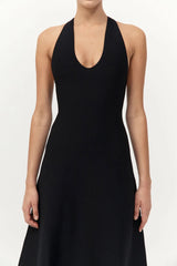 Sculpted Knit Dress - Black