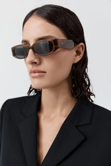 Classic Sunglasses - Tortoiseshell/Grey - BLVD