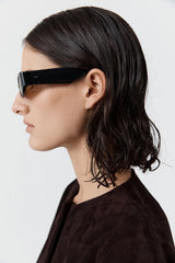 Classic Sunglasses - Black/Brown - BLVD