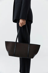 Slim Bateau Tote - Coffee