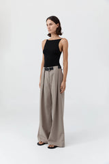 Square Neck Top - Black