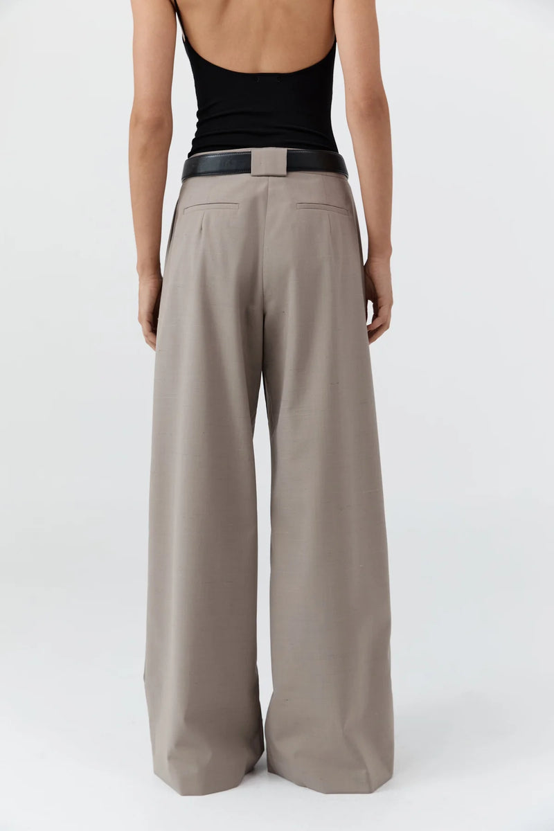Pleat Loop Pants - Moose