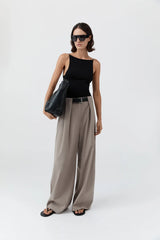 Pleat Loop Pants - Moose