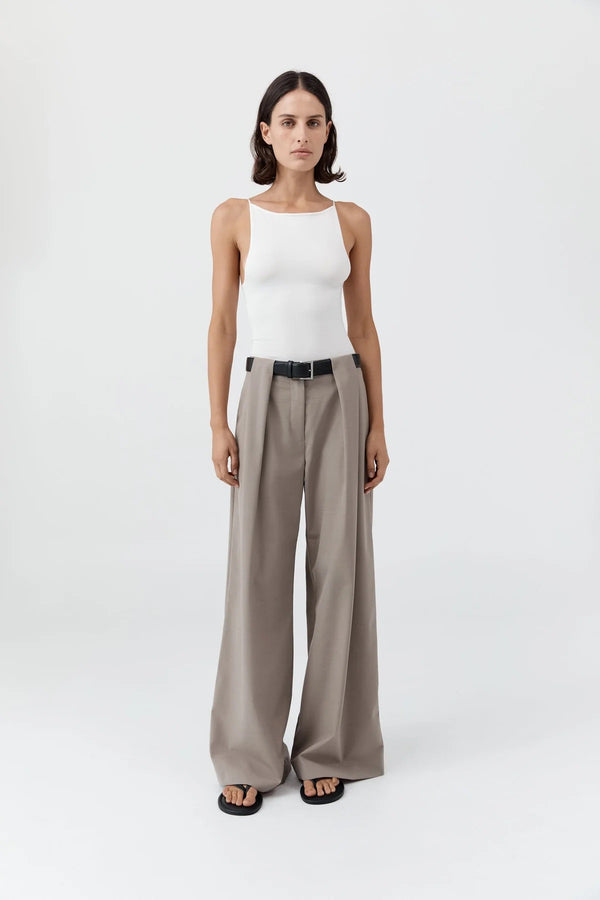 Square Neck Top - White