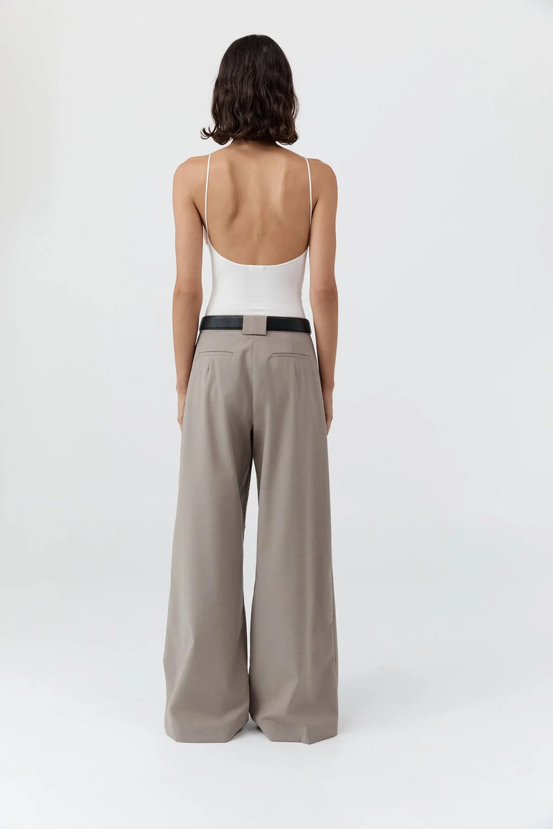 Square Neck Top - White