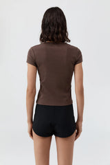 Wool Tailored Mini Short - Black