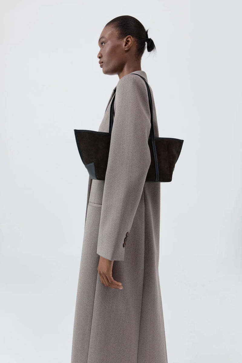 Slim Bateau Tote - Coffee