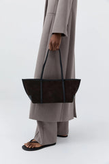 Slim Bateau Tote - Coffee