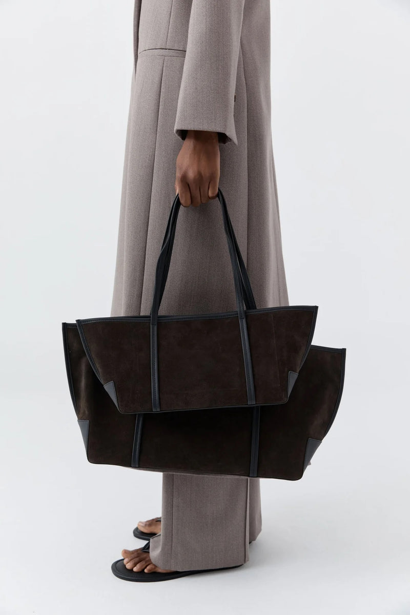 Slim Bateau Tote - Coffee