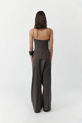 Wool Cami - Mulch