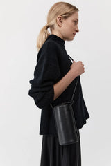 Cylinder Sling Bag - Black