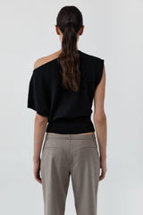 90s Wool Rouleau Minimal Pants - Light Taupe