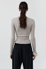 Wool Button Front Pleat Pants - Black