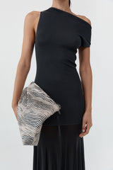 Fine Jersey Circle Hem Dress - Charcoal