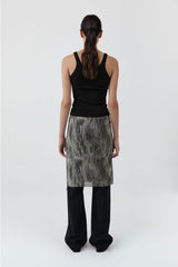 Savannah Silk Wrap Skirt - Zebra