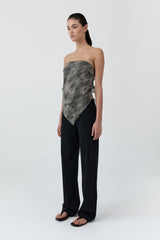 Savannah Silk Scarf - Zebra