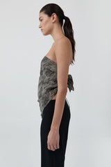 Savannah Silk Scarf - Zebra