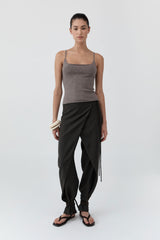 Merino Wool Slim Tank - Vapor
