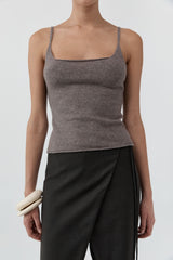 Merino Wool Slim Tank - Vapor