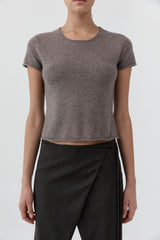 Fine Merino Wool Baby Tee - Vapor